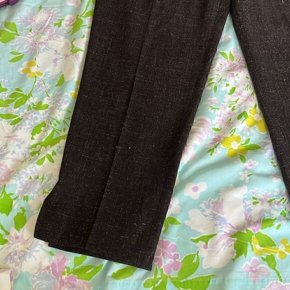 Vintage Escada Wool Pants Notched Ankles - 40 ALTERED - Picture 16 of 16